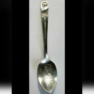 Wm Rogers Vintage Silverplate John Adams Presidential Spoon